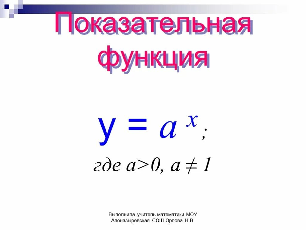 Показательная функция формула. Формулы степенных функций. Формула степенной функции. Свойства показательной функции.