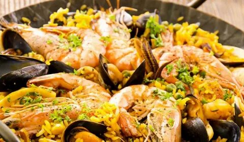 Плов с морепродуктами