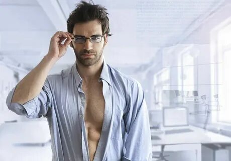 He always glasses