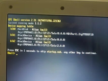Efi shell