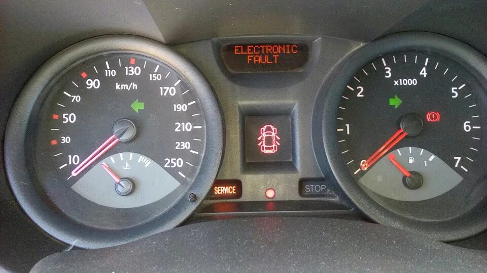 Electronic fault. Electronic fault