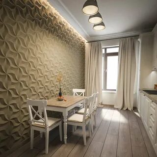 Декоративные обои на кухню