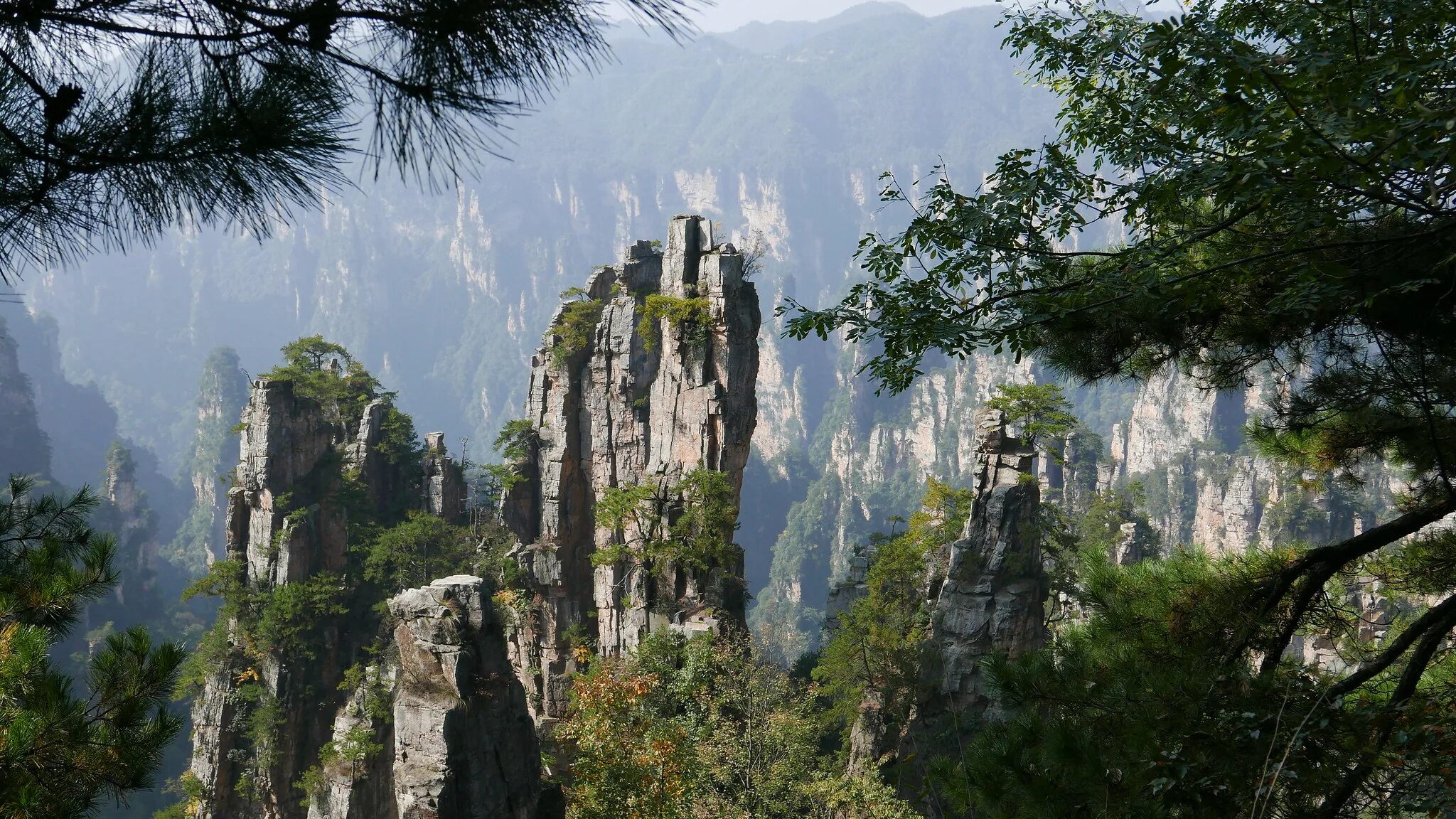 Скалы в китае