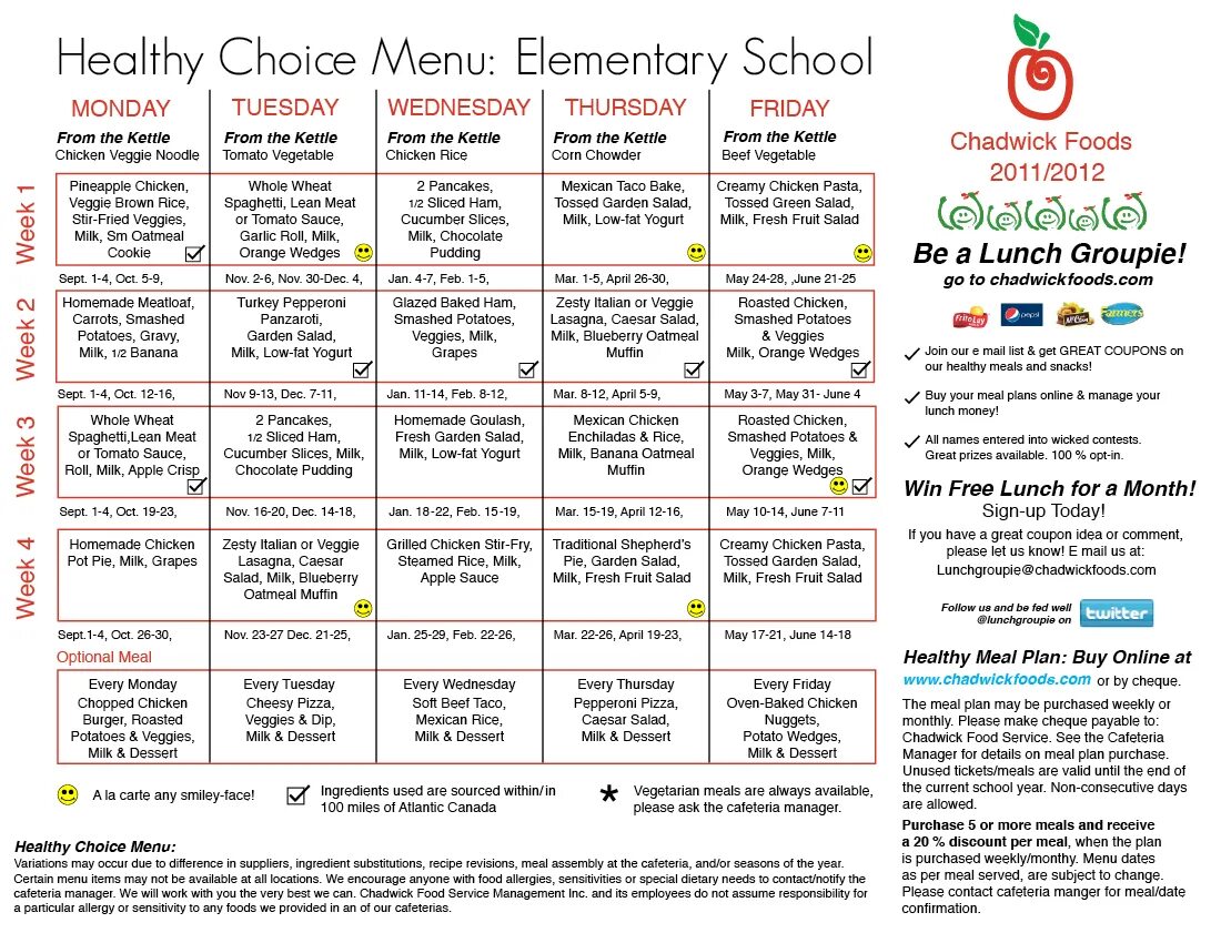 Menu in school. School menu. School menu. Menu in school. Menu for school canteen.