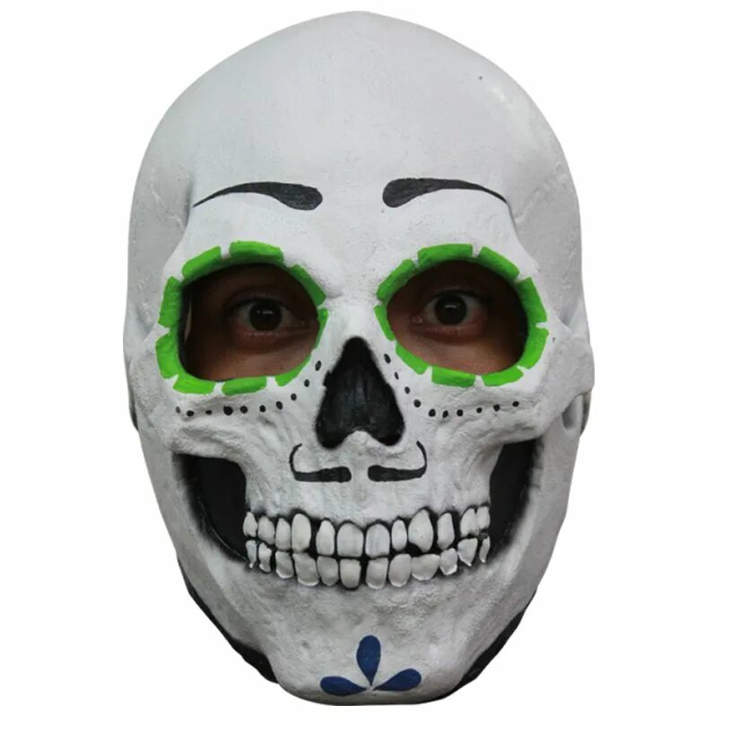 Пг510 маска череп Катрины. Маска многоразовая череп.