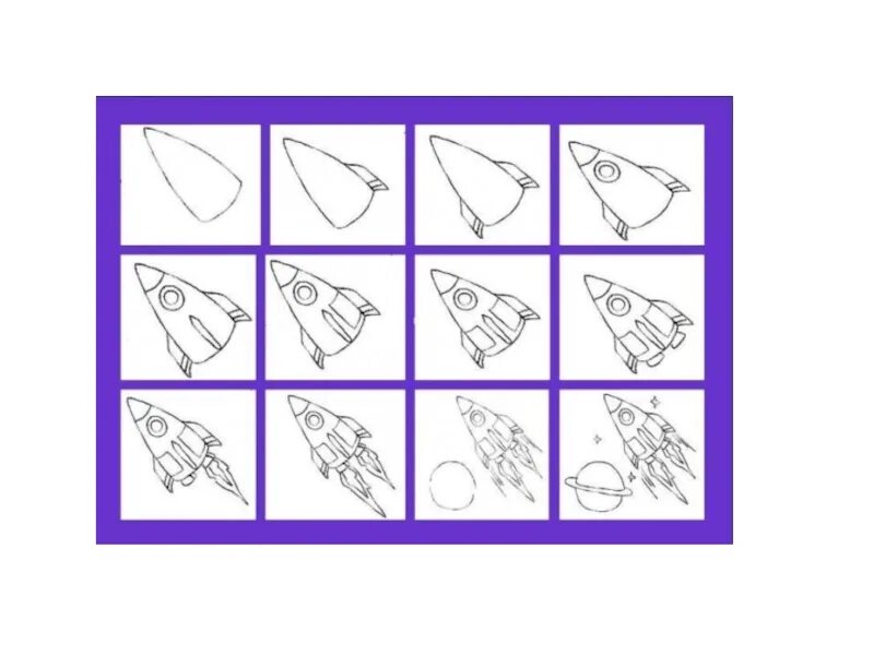 Задачи рисования в старшей группе. Схема рисования ракеты в старшей группе. Рисование ракета средняя группа. Пошаговое рисование ракеты для детей. Этапы рисования ракеты в подготовительной группе.