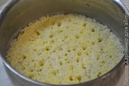 Приготовление рассыпчатой пшенной каши