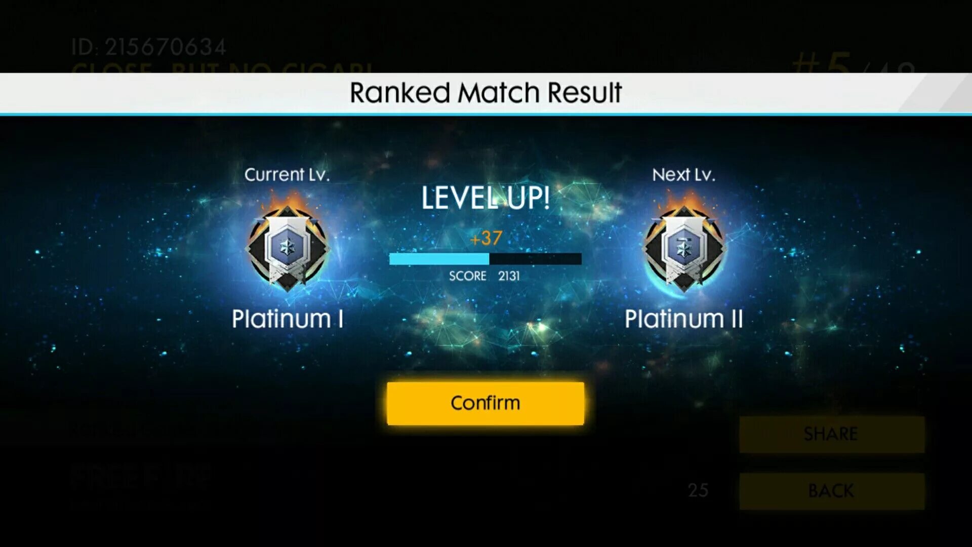 Ranked match