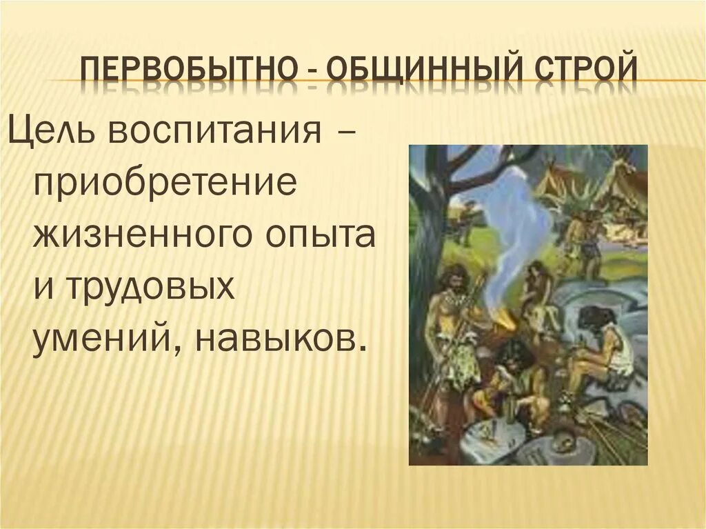 Период воспитания. Первобытно общинный Строй. Цели воспитания в различные исторические периоды. Цели воспитания в разные исторические эпохи. Первобытно-общинный Строй дети.