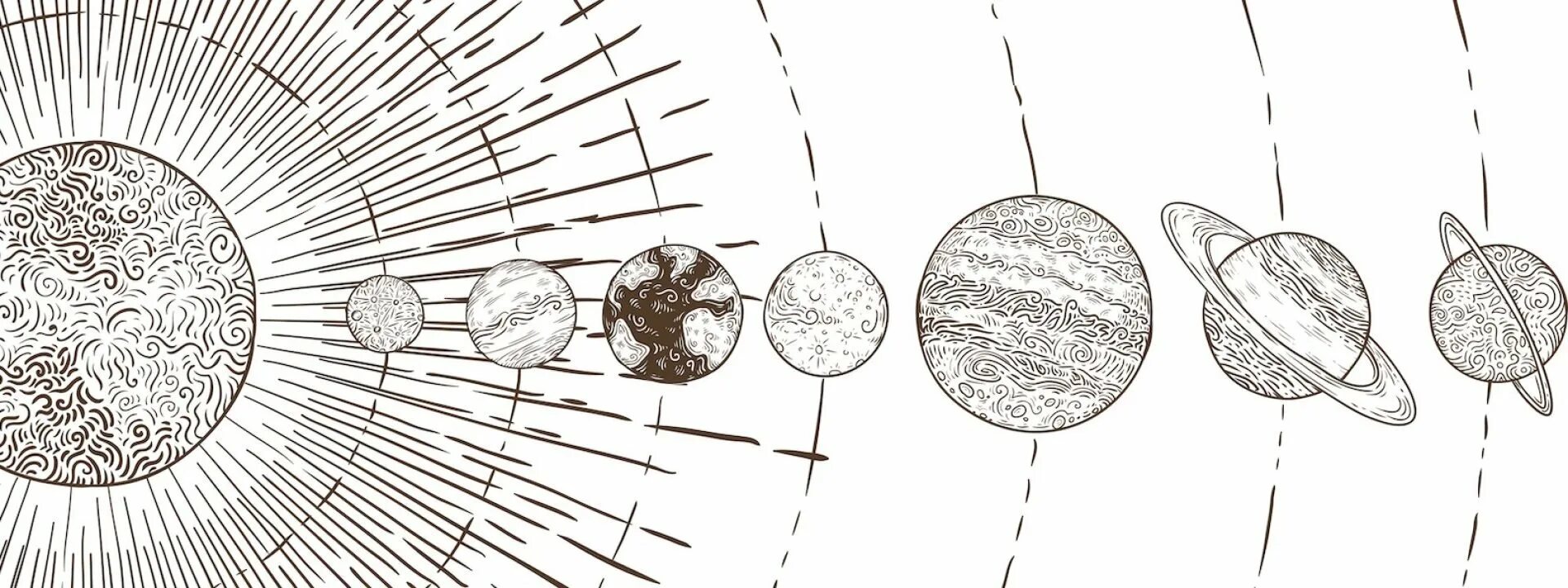 Солнечная система рисунок карандашом. Графическое изображение солнечной системы. солнечная система в масштабе рисунок. солнечная система чб. контуры планет солнечной системы.
