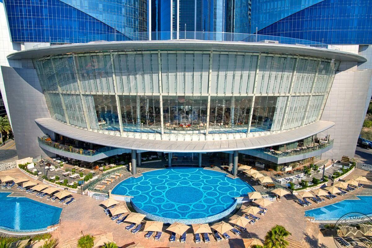 Etihad towers. Etihad towers