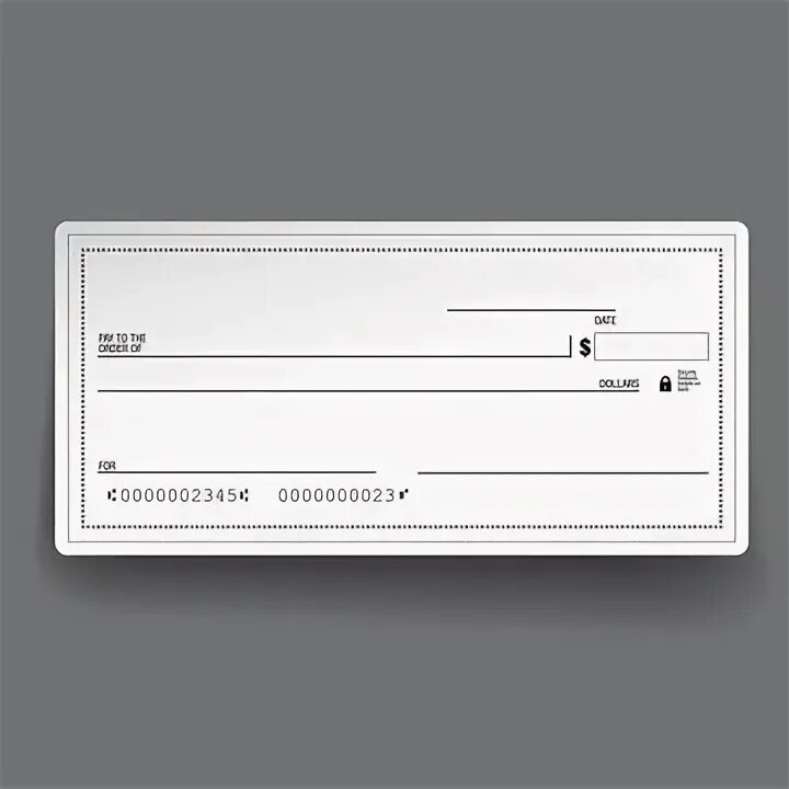 Blank check
