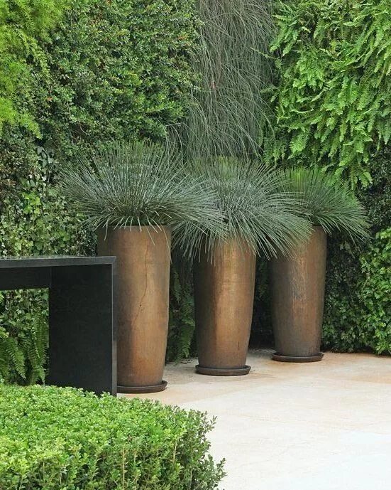 Collezione A BLOSS Paesaggio moderno, Fioriere da terrazza, Fioriere all'aperto