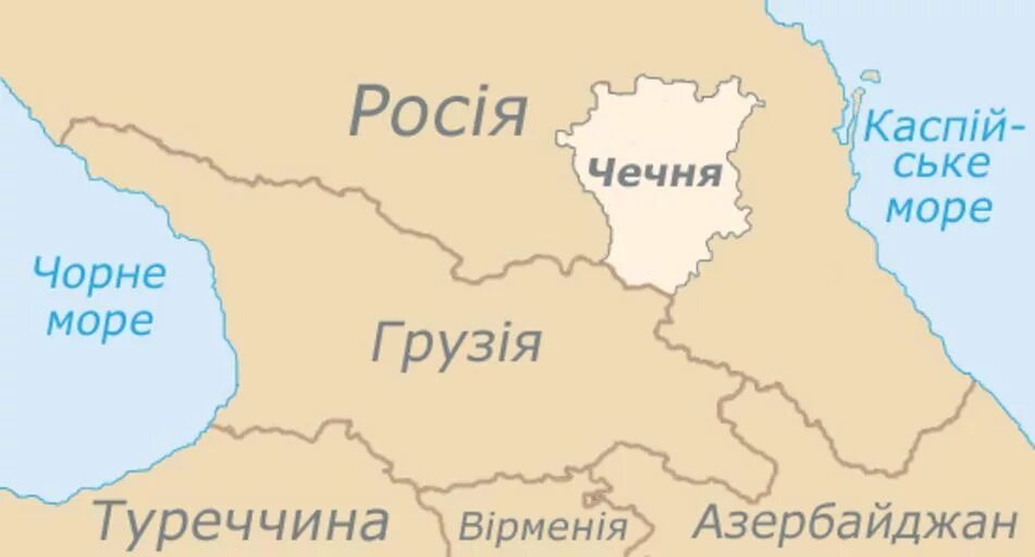 Где находится чеченская