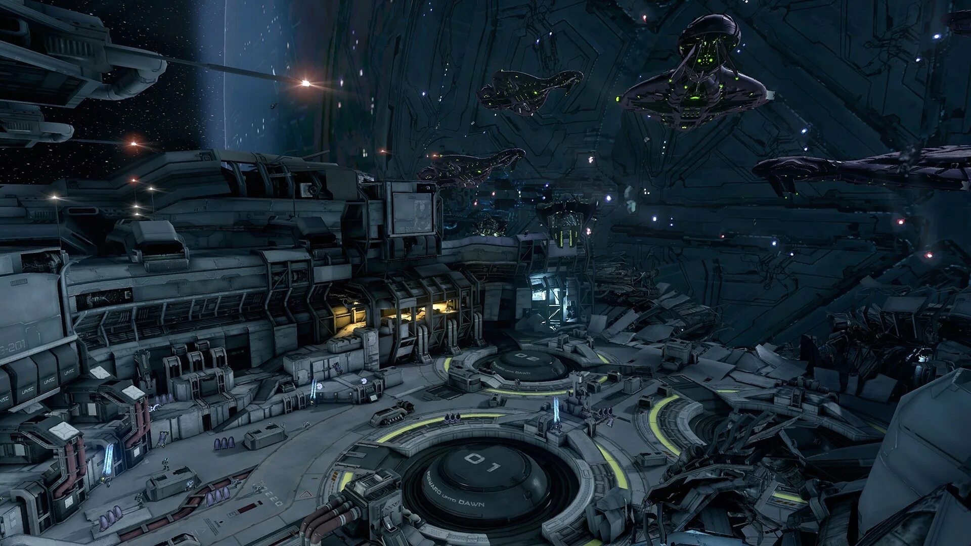 Sci fi игры. Halo 4. Хало ангар. Halo станция. Halo 2012.