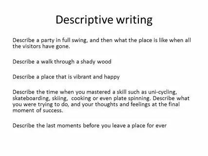 Written description