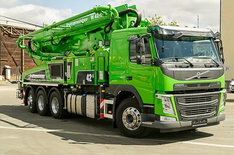 Автобетононасосом putzmeister m32. Новый бетононасос. Бетононасос путцмайстер 42 м. 14 h). 5.