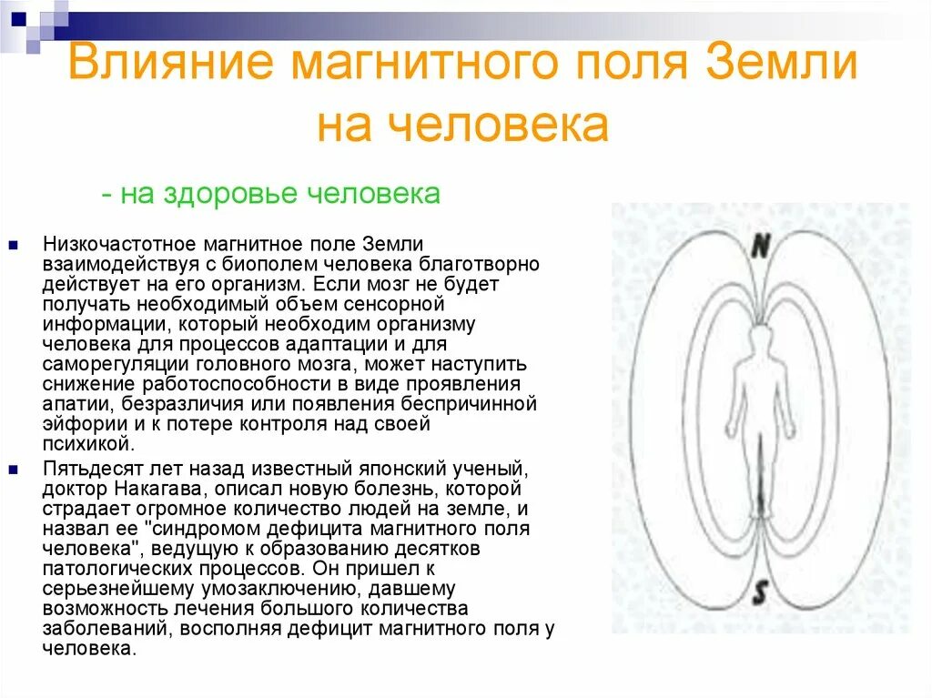 Магнитное поле и живые организмы. Влияние электромагнитного поля земли на организм человека. Влияние магнитного поля земли на организм человека. Влияние магнитного поля земли на здоровье человека. Магнитное птлечеловека.