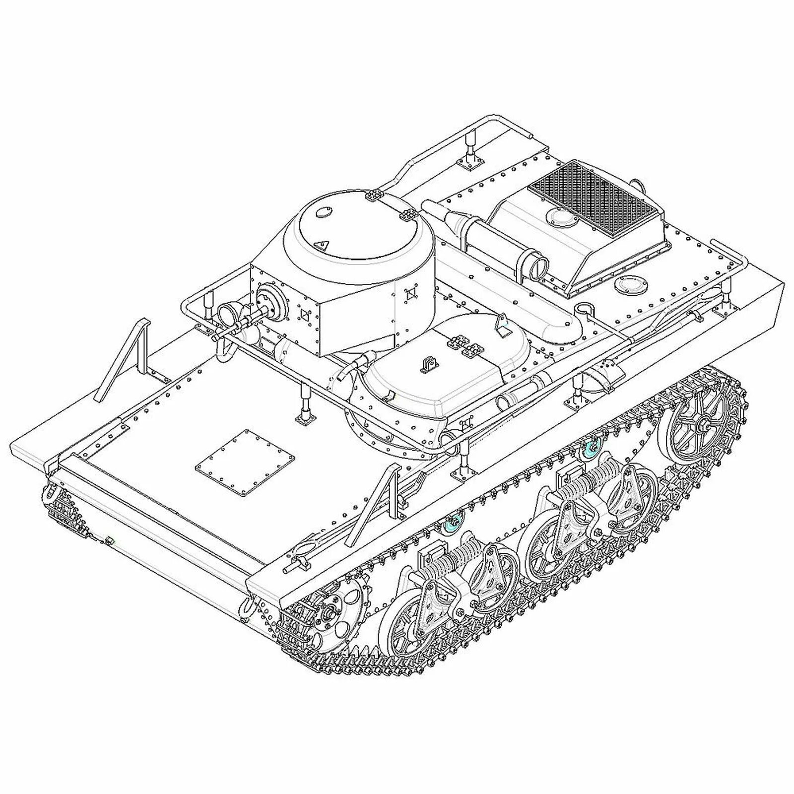 T 37 8. 83820 Hobby Boss. 83820 Техника и вооружение Soviet t-37tu Command Tank (1:35).