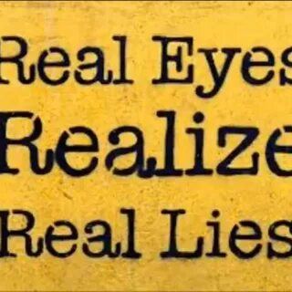 Real lies