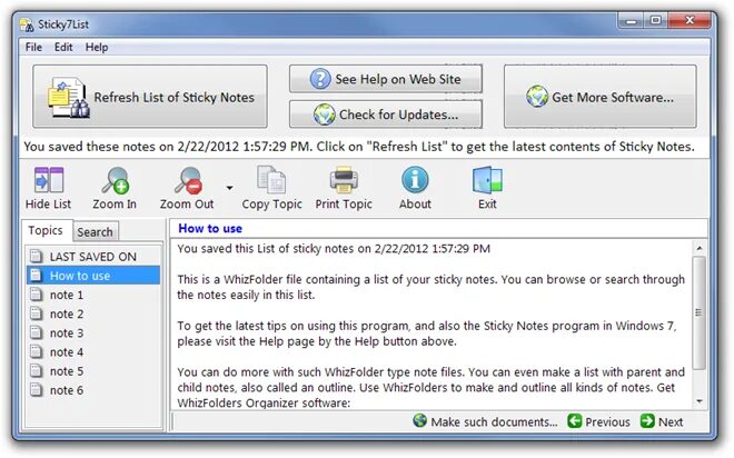 File extension list. Notes for windows. 7 sticky notes. extension list на русском.