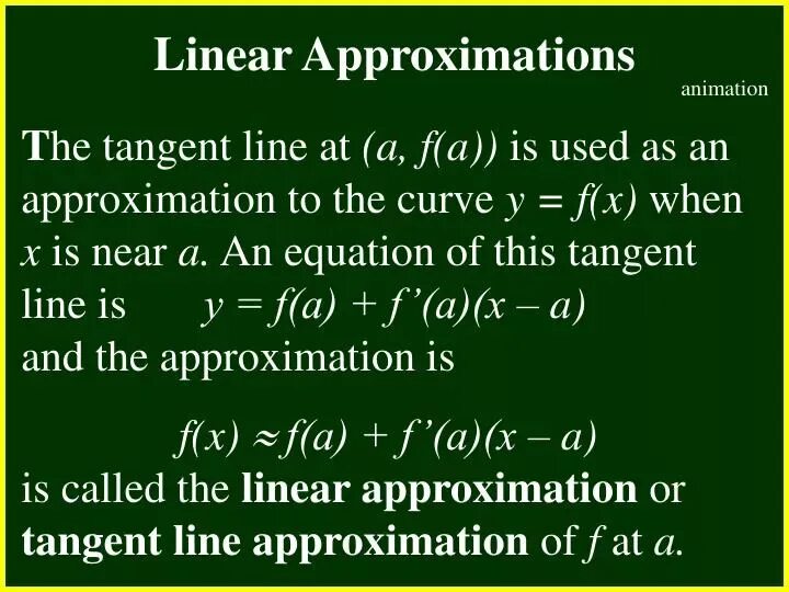 Square approximation. Linear approximation. tangent line approximation. approximation. linear approximation examples.