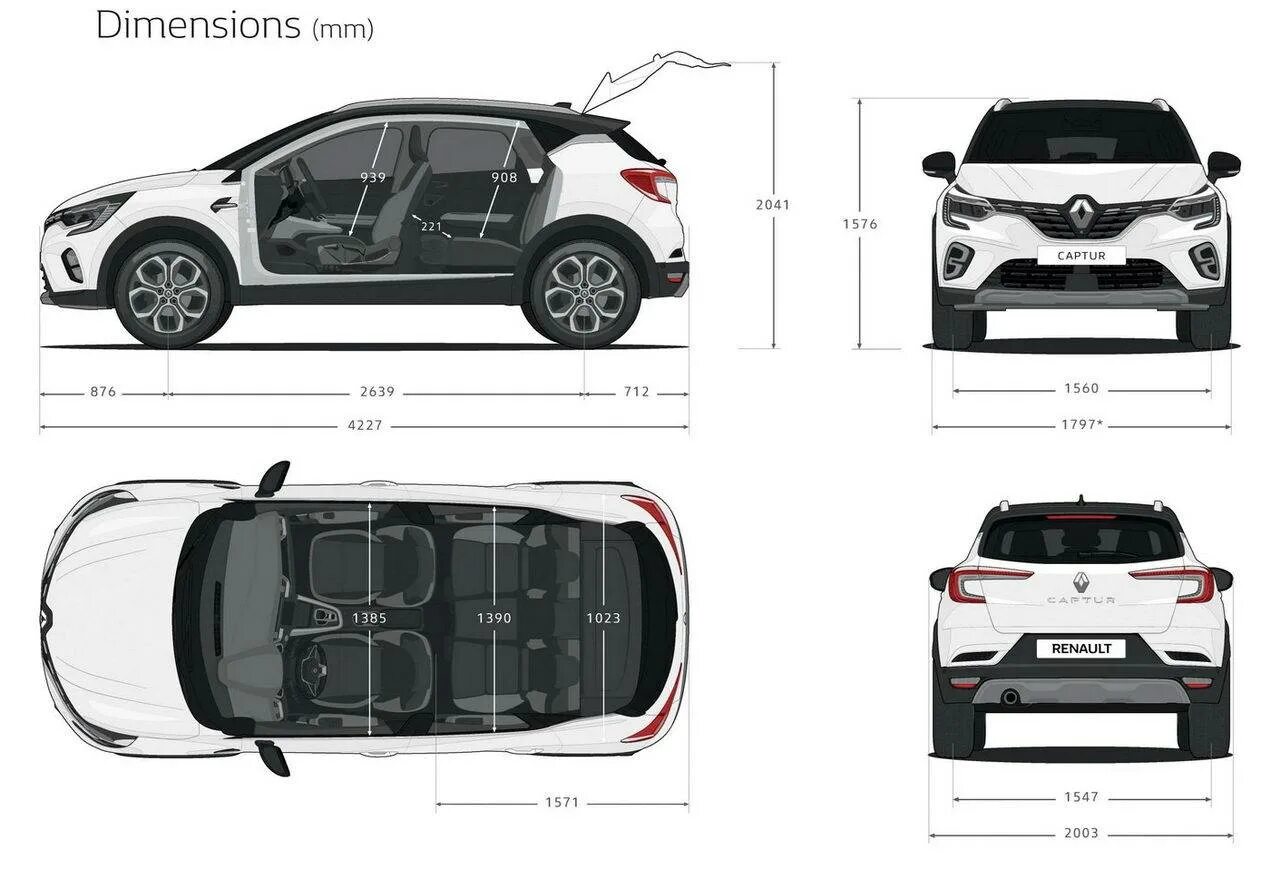 Габариты рено каптур 2019. Renault captur 2022 габариты. Рено каптур габариты кузова. Высота каптур. Высота каптур.