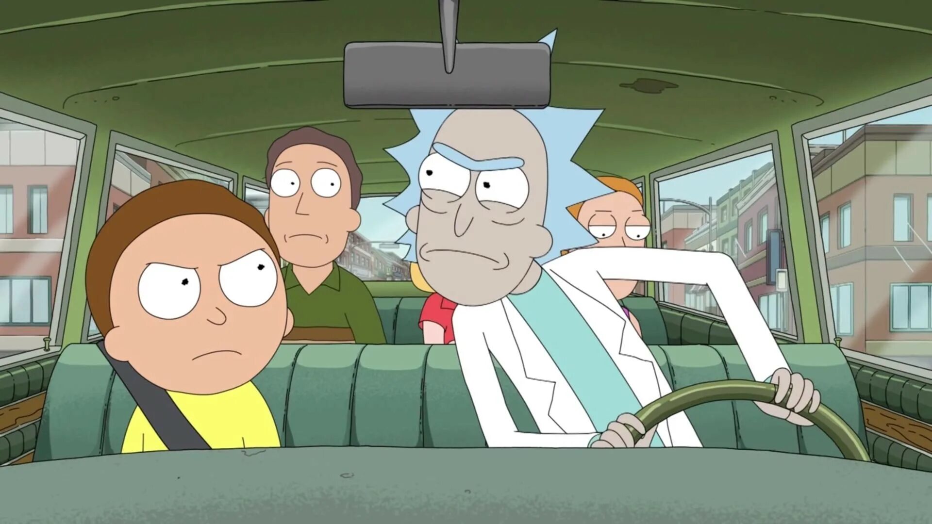 Рик морти 5 3. Рик и морти 4к. Рик санчес и его жена. Рик и морти обои. Рик морти 5 3.