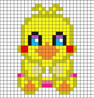Игрушки по клеточкам