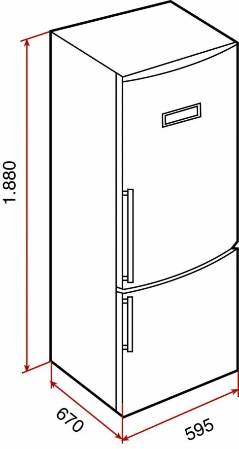Холодильники размеры высота. Холодильник ТЕКА nf2 650. Холодильник ТЕКА Side by Side NF 650. Габариты двухкамерного холодильника. Габариты стандартного холодильника двухкамерного.