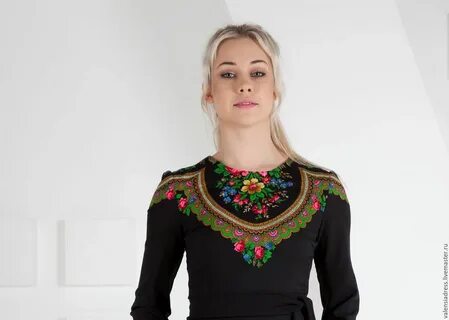 Платье из платков