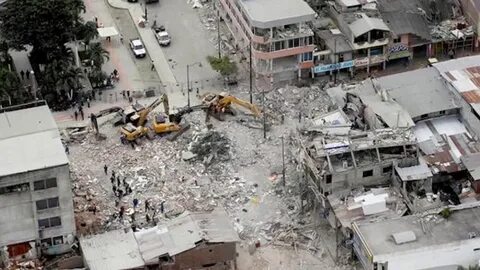The big earthquake caused many buildings