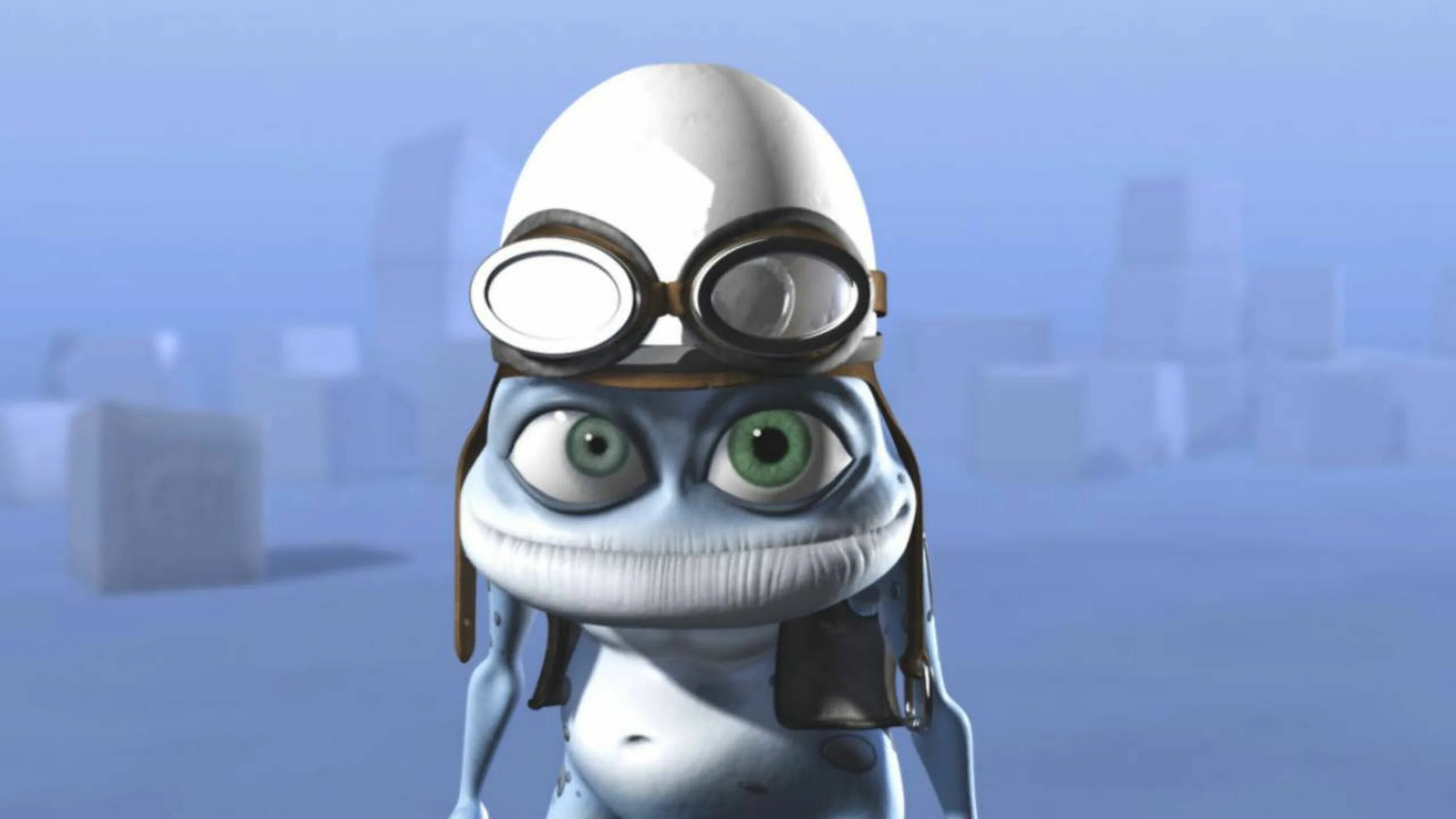 Включи crazy frog i like to. Бешеный Лягушонок. Сумасшедший Лягушонок. Лягушонок в очках и шлеме. Сумасшедшая лягушка.