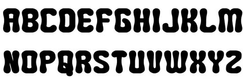 Popping font