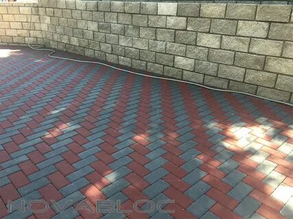 Брусчатка серая красная