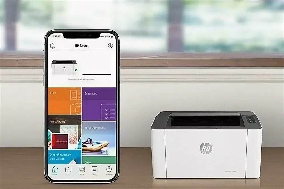 Принтер hp laser 107w как подключить wifi Принтер лазерный HP Laser 107w (4ZB78A) A4 WiFi белый (10339205) Купить по цен