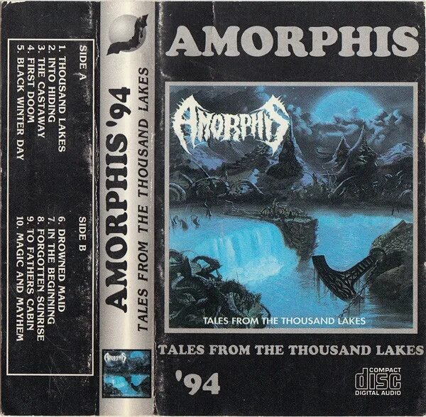 Amorphis Tuonela кассета. Amorphis Tales from the Thousand Lakes. Tales from the Thousand Lakes (1994). Amorphis Tales.