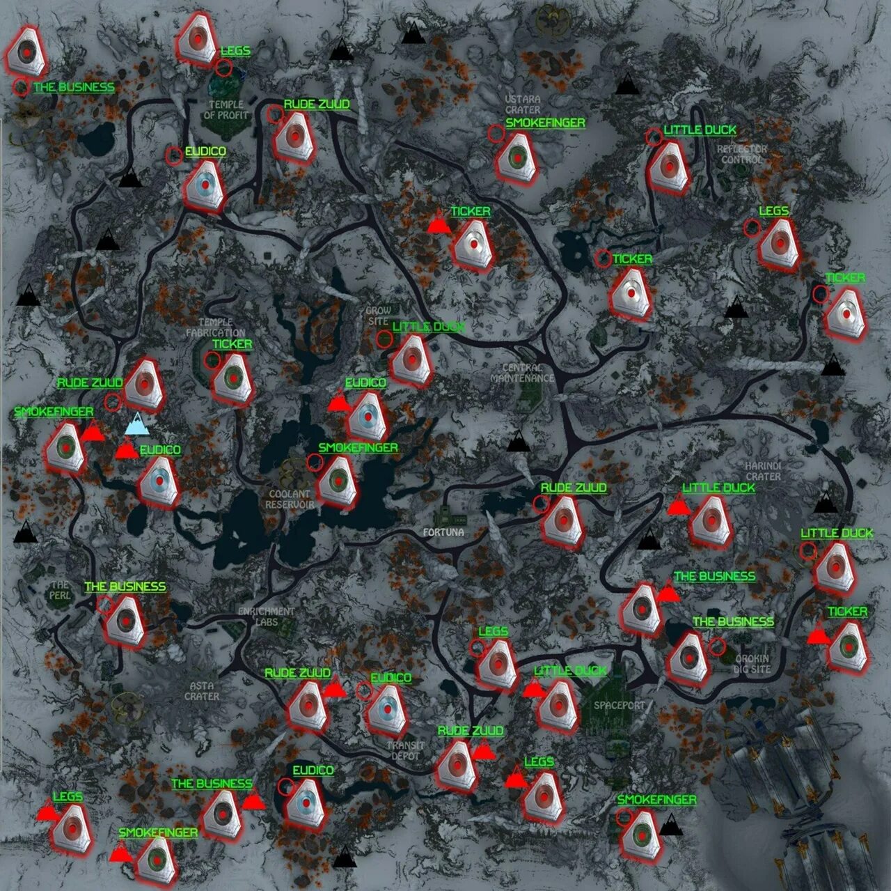 Карта пещер долины сфер в варфрейм. Долина сфер карта руды. Долина сфер карта. Долина сфер карта. Долина сфер карта.