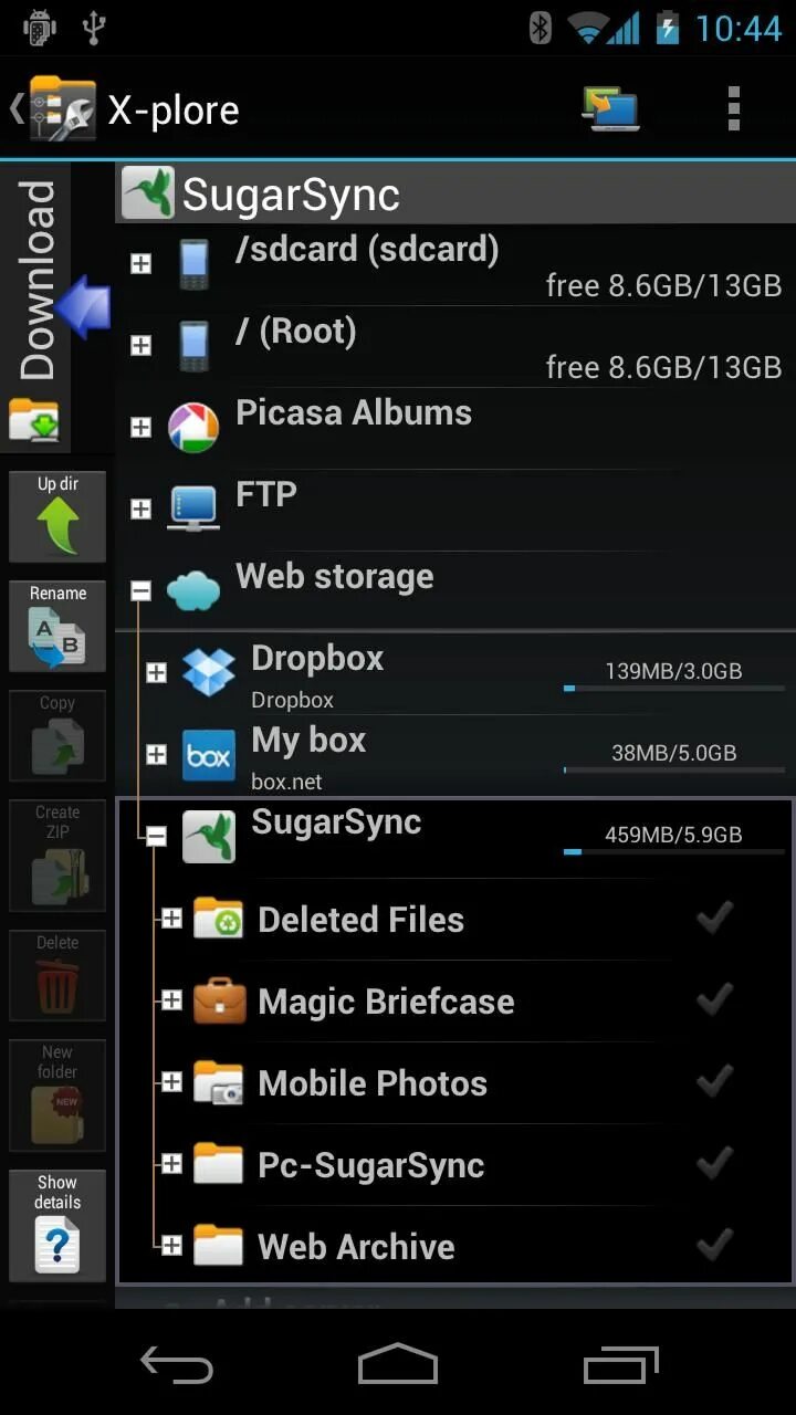 Com android filemanager