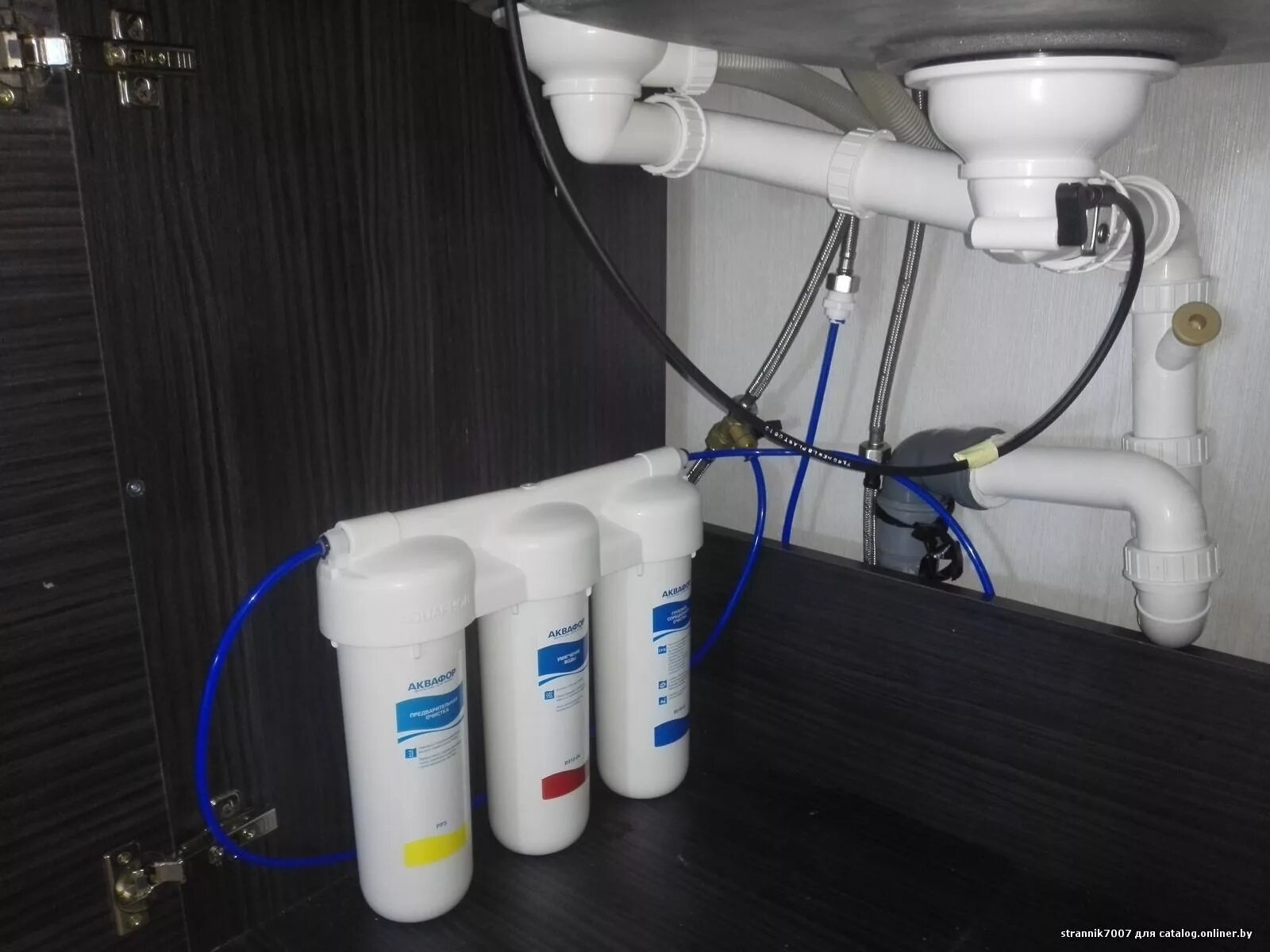 Как установить фильтр для воды аквафор