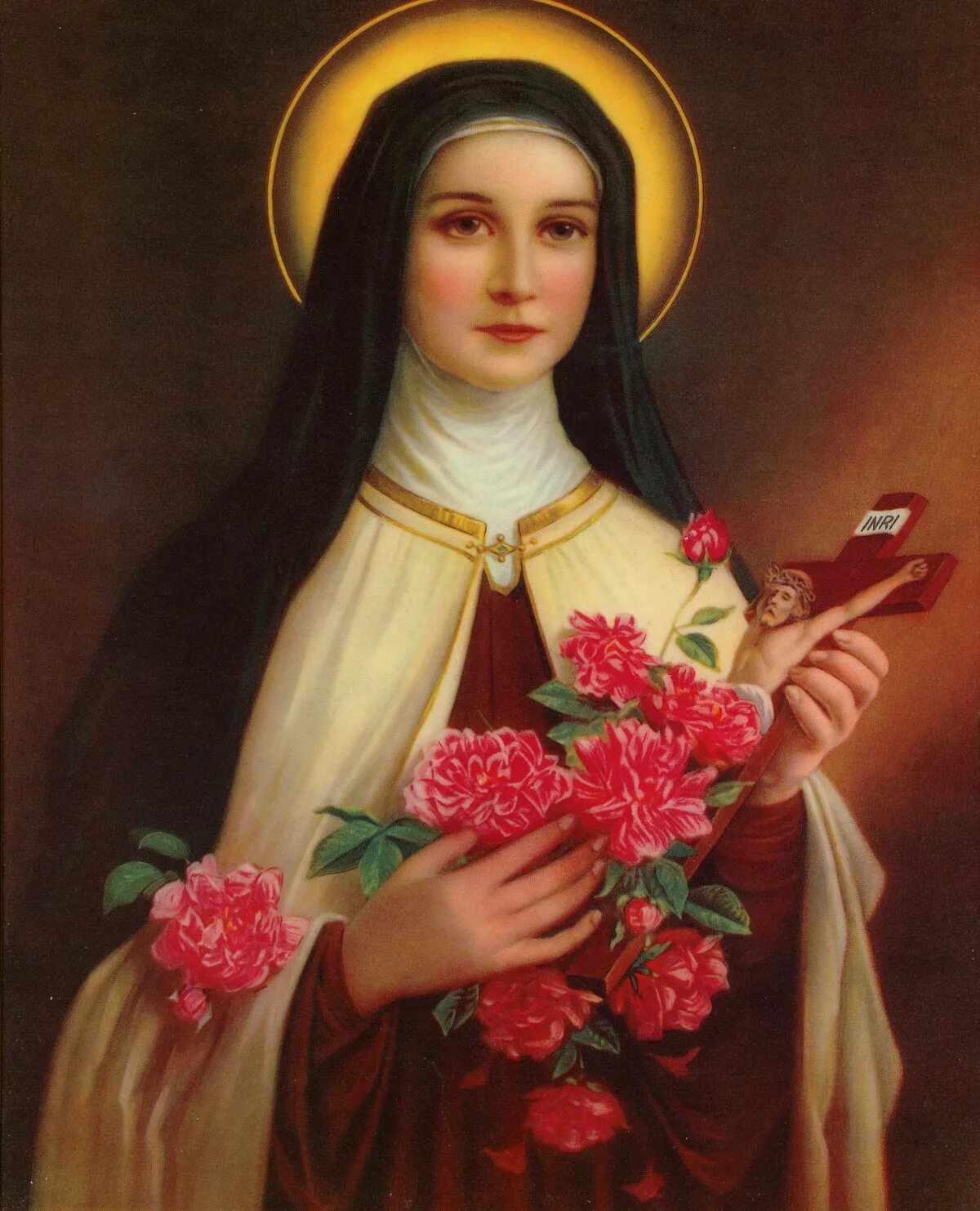Католические святые. Святая Тереза Авильская. St. Therese of Lisieux. Святая Тереза де Лизье. Святая Тереза из Лизье икона.