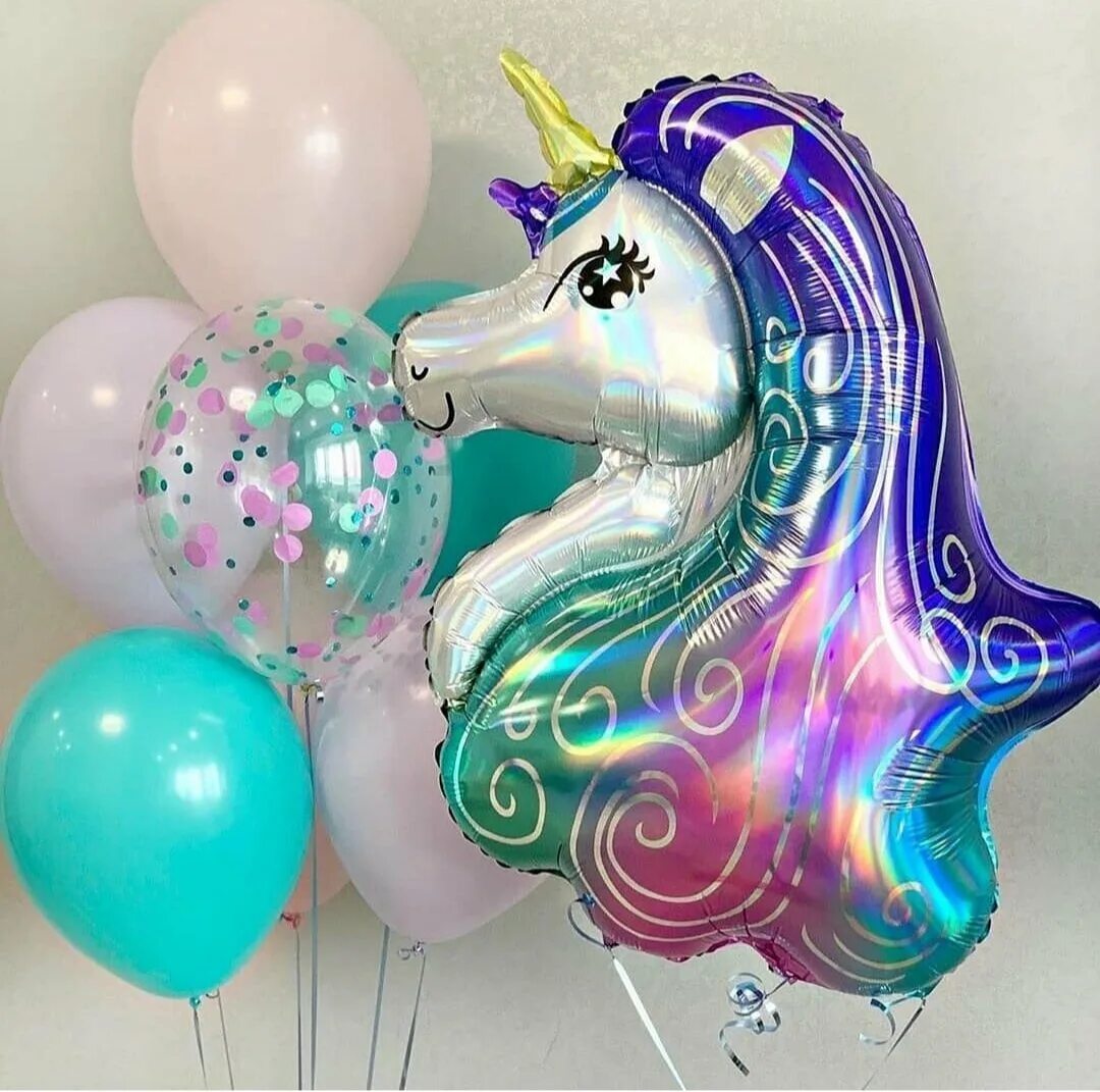 воздушный шар единорог. гелиевый шар единорог. шар фольга голова единорога радужный. шар фольга единорог. шар фольга единорог.