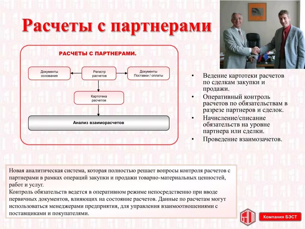 Расчеты с клиентами
