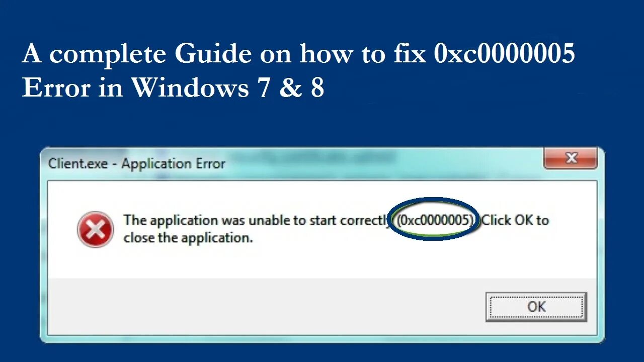 Error code deep ocean. Error code 0xc0000005. Windows 5 ошибка. Fix Error. Фатал еррор виндовс.