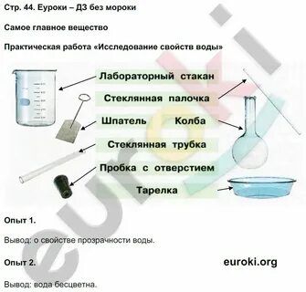 Вода 3 класс рабочая тетрадь