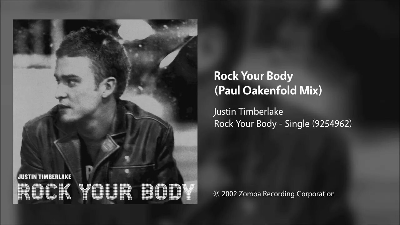 Justin timberlake rock your body. Rock your body justin timberlake.