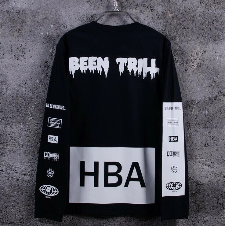 Hood by air long sleeve. Hood by air кофта. Been trill одежда. Hood by air logo. Вирма hba.