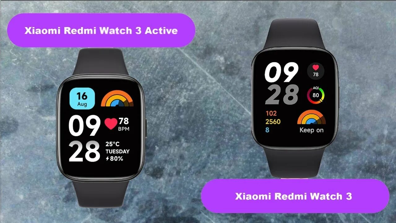 Redmi watch 3 Active меню. Redmi watch 3 сравнение