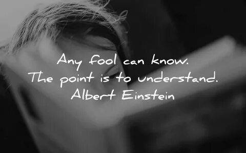 Understand less