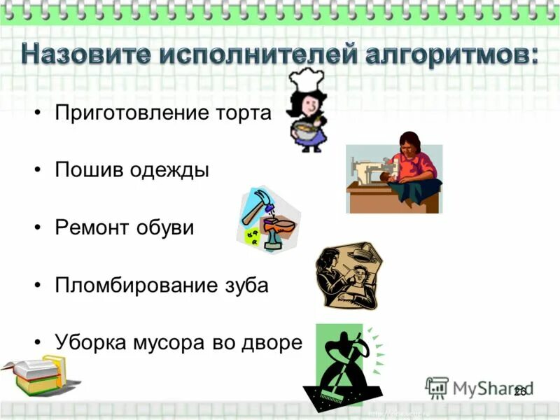Исполнитель алгоритма 4 класс презентация - Basanova.ru